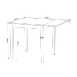 Seconique Vienna Flip Top Dining Table Set 11 Seconique Vienna Flip Top Dining Table Set -Furniture Store 1000096844 alt03