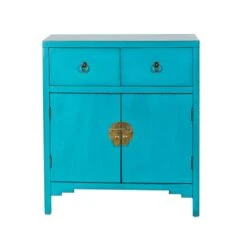 Dunelm Hanna Teal Chest -Furniture Store 1000114456 alt01