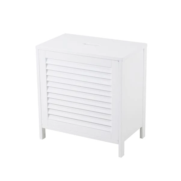 Lloyd Pascal White Tuscany Laundry Hamper 4 Lloyd Pascal White Tuscany Laundry Hamper - Image 2