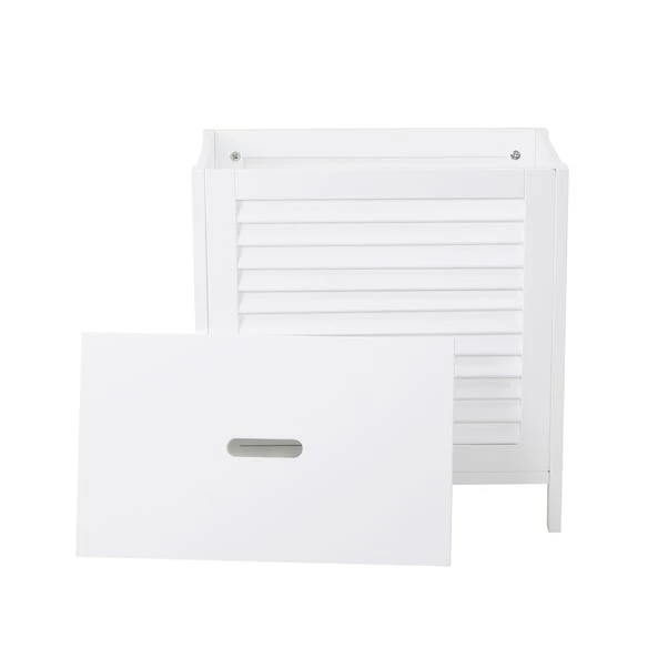 Lloyd Pascal White Tuscany Laundry Hamper 5 Lloyd Pascal White Tuscany Laundry Hamper - Image 3