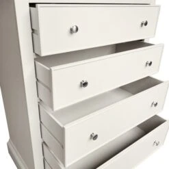 Dunelm Charlotte 4 Drawer Chest, Ivory -Furniture Store 1000133554 alt04