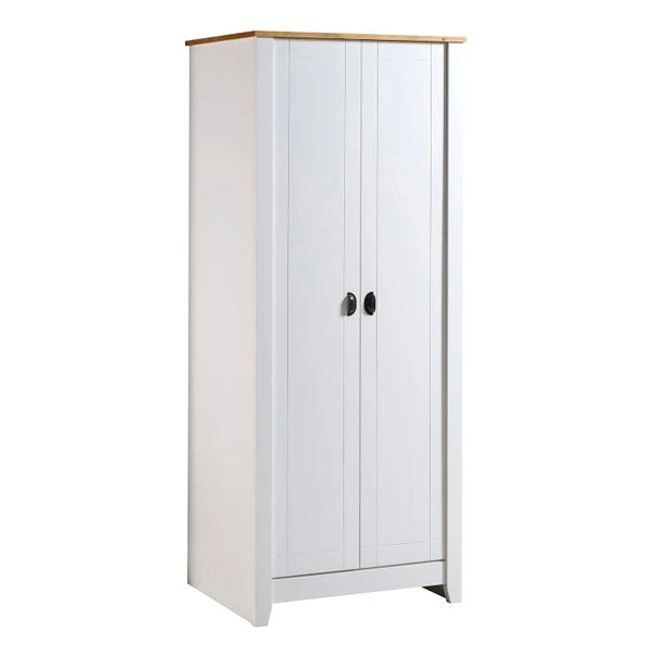 Seconique Ludlow 3 Piece Bedroom Furniture Set, White & Pine 4 Seconique Ludlow 3 Piece Bedroom Furniture Set, White & Pine - Image 2