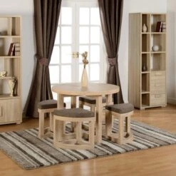 Seconique Cambourne Stowaway Dining Set -Furniture Store 1000141231 alt04
