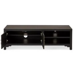 Dunelm Hanna Black Wide TV Stand -Furniture Store 1000146593 alt02