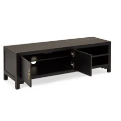 Dunelm Hanna Black Wide TV Stand -Furniture Store 1000146593 alt03