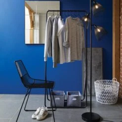 Dunelm Metal Black Clothes Rail -Furniture Store 1000147159 alt03