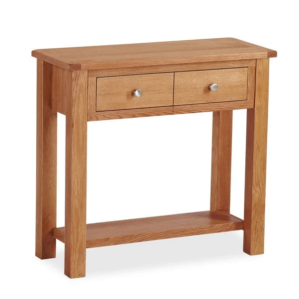 Dunelm Bromley Oak Console Table 4 Dunelm Bromley Oak Console Table - Image 2