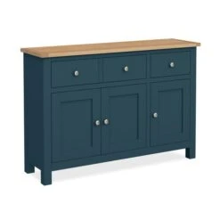 Dunelm Bromley Blue Large Sideboard -Furniture Store 1000152519 alt02
