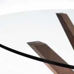 Julian Bowen Chelsea Round Glass Table -Furniture Store 1000157378 alt02