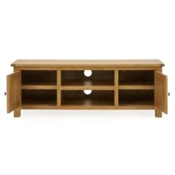 Dunelm Bromley Wide TV Unit Oak -Furniture Store 1000157737 alt02