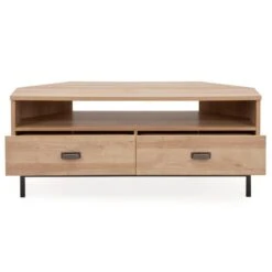 Dunelm Fulton Oak Effect Corner TV Stand -Furniture Store 1000157783 alt02