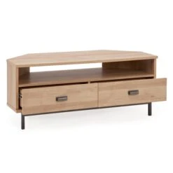 Dunelm Fulton Oak Effect Corner TV Stand -Furniture Store 1000157783 alt04