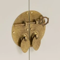 Dunelm Hanna Small 1 Drawer & 1 Door Chest, Oyster Grey -Furniture Store 1000157791 alt05