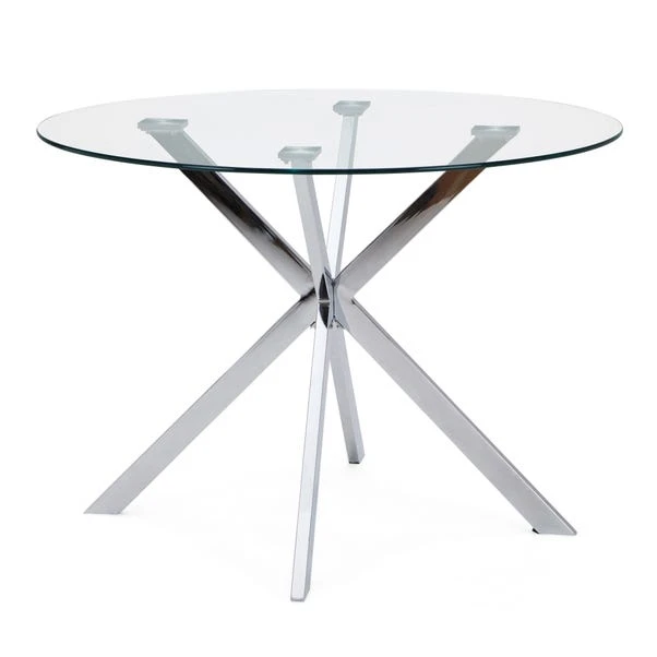 Dunelm Lumia Glass Round Table 5 Dunelm Lumia Glass Round Table - Image 3