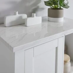 Lloyd Pascal Marble Effect Console Unit -Furniture Store 1000160241 alt05