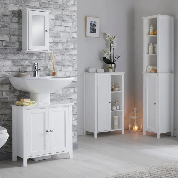 Lloyd Pascal Marble Effect Tall Cabinet 5 Lloyd Pascal Marble Effect Tall Cabinet - Image 3