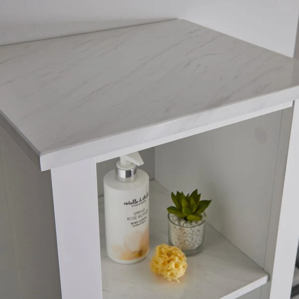 Lloyd Pascal Marble Effect Tall Cabinet 8 Lloyd Pascal Marble Effect Tall Cabinet - Image 6