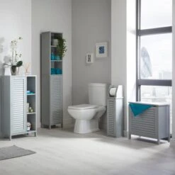 Lloyd Pascal Grey Tuscany Laundry Hamper 9 Lloyd Pascal Grey Tuscany Laundry Hamper -Furniture Store 1000161865 alt03