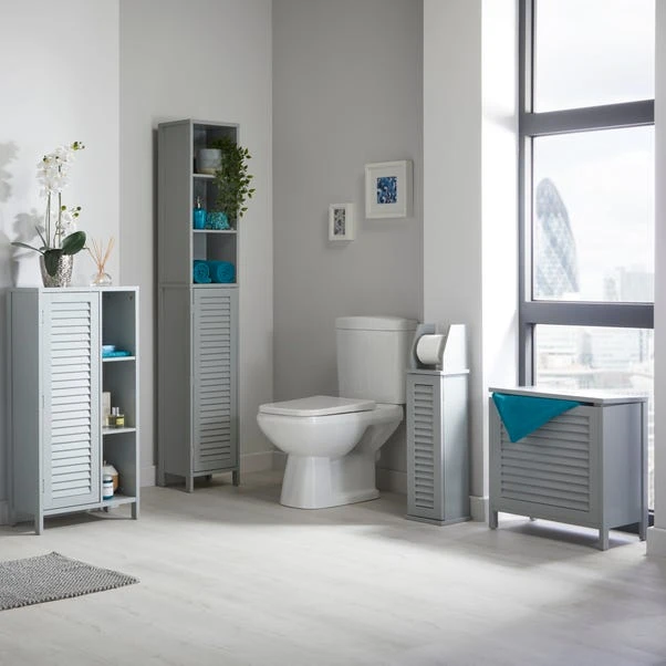 Lloyd Pascal Grey Tuscany Laundry Hamper 6 Lloyd Pascal Grey Tuscany Laundry Hamper - Image 4