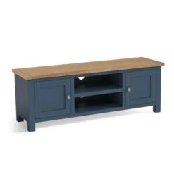 Dunelm Bromley Blue Wide TV Stand 10 Dunelm Bromley Blue Wide TV Stand -Furniture Store 1000162404 alt02