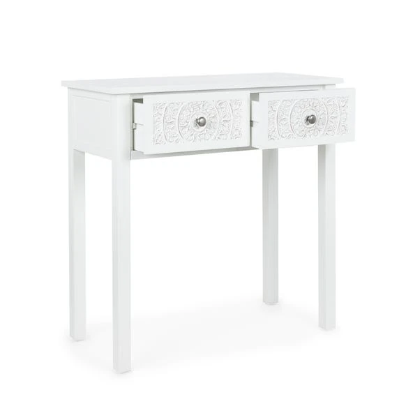 Dunelm Samira 2 Drawer Dressing Table, White 7 Dunelm Samira 2 Drawer Dressing Table, White - Image 5