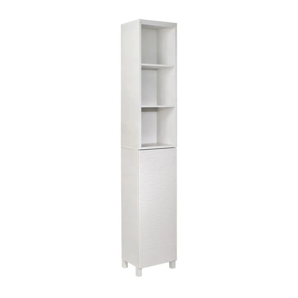 Lloyd Pascal White Wave Tall Cabinet 4 Lloyd Pascal White Wave Tall Cabinet - Image 2