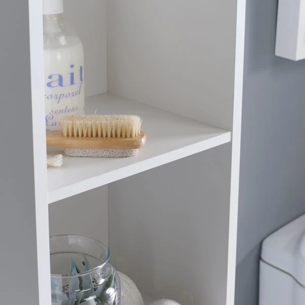 Lloyd Pascal White Wave Tall Cabinet 6 Lloyd Pascal White Wave Tall Cabinet - Image 4