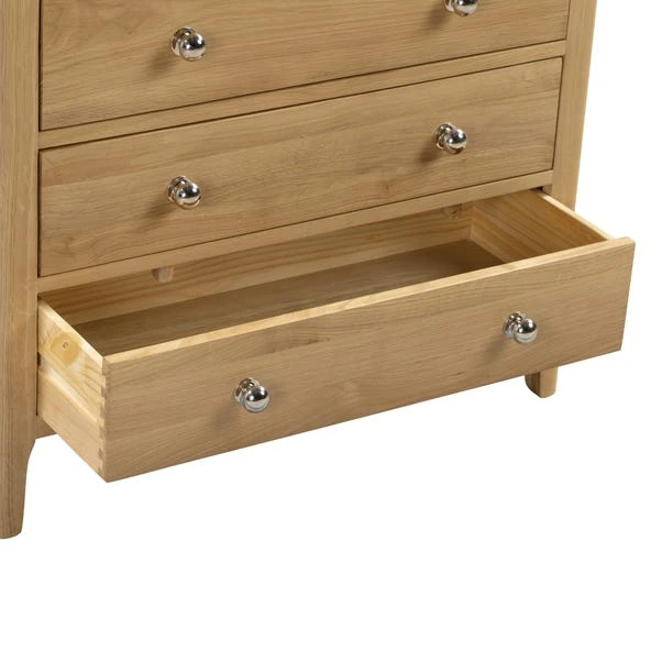 Julian Bowen Cotswold 6 Drawer Chest, Oak 4 Julian Bowen Cotswold 6 Drawer Chest, Oak - Image 2