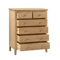 Julian Bowen Cotswold 6 Drawer Chest, Oak 11 Julian Bowen Cotswold 6 Drawer Chest, Oak -Furniture Store 1000169820 alt04
