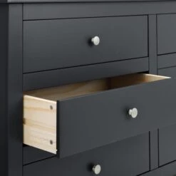 Julian Bowen Radley 6 Drawer Chest, Dark Grey & Pine -Furniture Store 1000169858 alt03