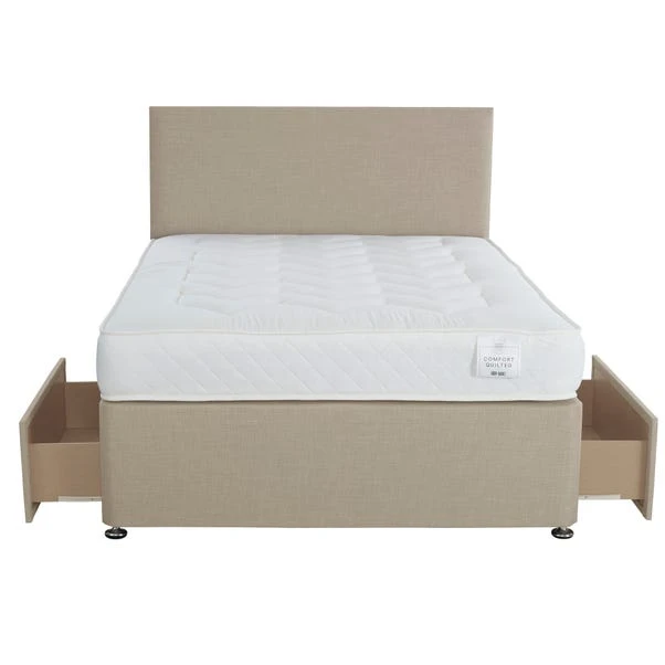 Dunelm Comfort Divan Bed With Mattress 6 Dunelm Comfort Divan Bed With Mattress - Image 4