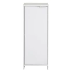 Lloyd Pascal Jaxon White Single Door Floor Cabinet With Adjustable Shelf -Furniture Store 1000182105 alt02