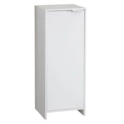 Lloyd Pascal Jaxon White Single Door Floor Cabinet With Adjustable Shelf -Furniture Store 1000182105 alt03