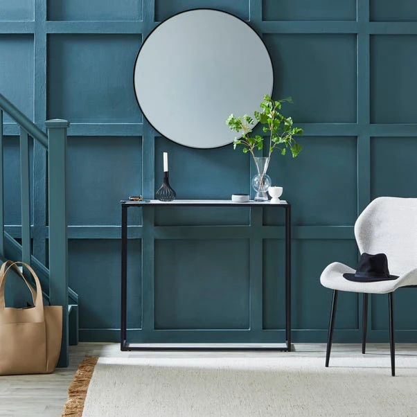 Dunelm Sullivan Black Slim Console Radiator Cover 5 Dunelm Sullivan Black Slim Console Radiator Cover - Image 3