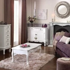 Dunelm Toulouse Tall 5 Drawer Chest, Ivory 13 Dunelm Toulouse Tall 5 Drawer Chest, Ivory -Furniture Store 30139829 alt06