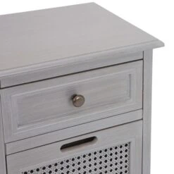 Dunelm Lucy Cane 3 Drawer Bedside Table -Furniture Store 30267546 alt05