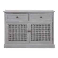 Dunelm Lucy Cane Grey Small Sideboard -Furniture Store 30267547 alt01