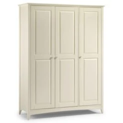 Julian Bowen Cameo Double Wardrobe, White & Pine