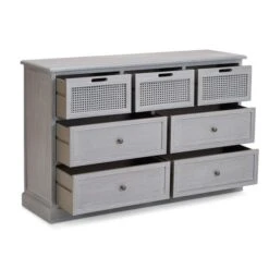 Dunelm Lucy Cane 7 Drawer Chest -Furniture Store 30569887 alt03