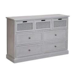 Dunelm Lucy Cane 7 Drawer Chest -Furniture Store 30569887 alt04
