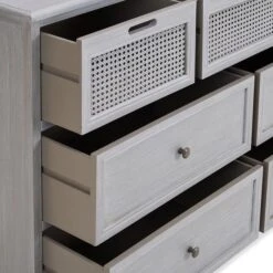 Dunelm Lucy Cane 7 Drawer Chest -Furniture Store 30569887 alt05