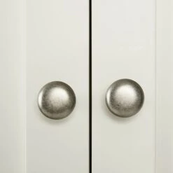 Dunelm Compton Double 3 Drawer Wardrobe, Ivory & Oak -Furniture Store 30605616 alt05