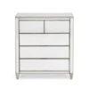 Dunelm Fitzgerald 5 Drawer Chest, Mirrored -Furniture Store 30609604