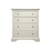 Dunelm Charlotte 4 Drawer Chest, Ivory -Furniture Store 30609606