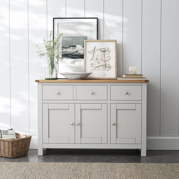 Dunelm Bromley Grey Large Sideboard 3 Dunelm Bromley Grey Large Sideboard