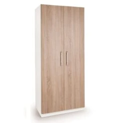 Harmony Euston Double Wardrobe, White
