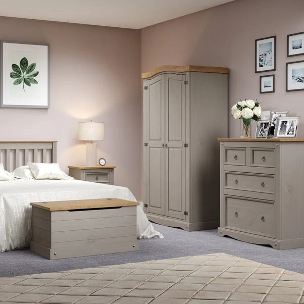 Seconique Corona Double Wardrobe, Pine 4 Seconique Corona Double Wardrobe, Pine - Image 2