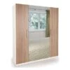 Harmony Euston 4 Door Wardrobe, White & Mirrored 1 Harmony Euston 4 Door Wardrobe, White & Mirrored -Furniture Store 30619765