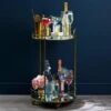 Dunelm Pimlico Antique Brass Drinks Trolley 1 Dunelm Pimlico Antique Brass Drinks Trolley -Furniture Store 30636467