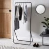 Dunelm Metal Black Clothes Rail